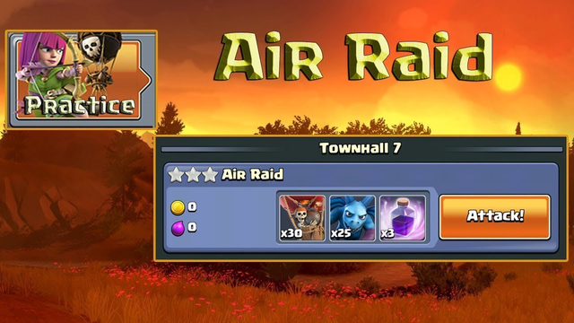CLASH OF CLANS | AIR RAID | BEST! TOWN HALL 7 (COC TH7 ATTACK) 