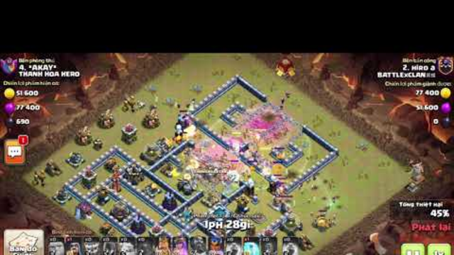 Clash Of Clans ( SKN ) 51 - War Hall 13 Max Yeti + Witch