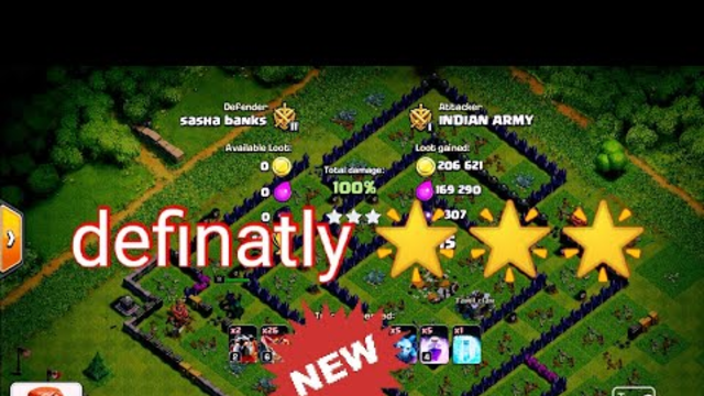 Best atteck army for th 9 clash of clans