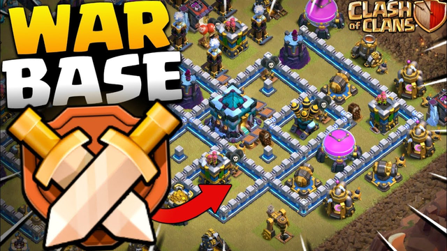 TH13 WAR BASE DESIGN | Town hall 13 war Layout Tested for Two Wars and 4 Defence's | Clash of clans