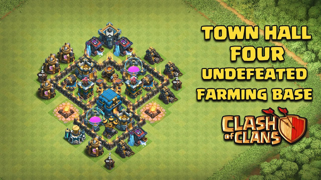 Undefeated Town Hall 4 (TH 4) Farming Base !! [ TH4 Defense ] - Clash Of Clans | 2020