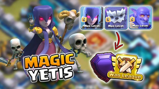 MAGIC YETIS | Yetis, Bowlers and Witches | Best TH13 Attack Strategy 2020 | Clash of Clans