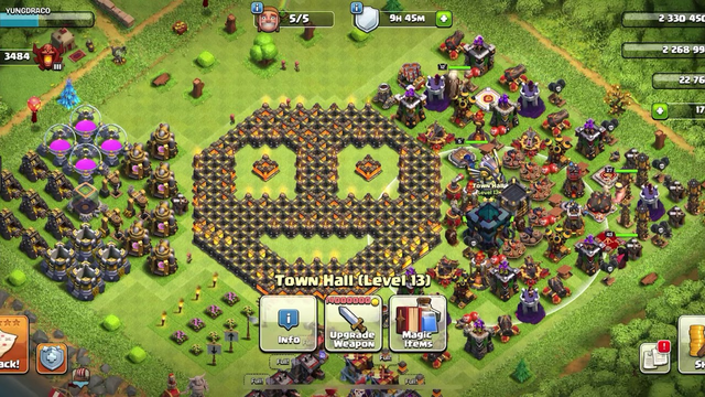 Clash of clans account for sale th13