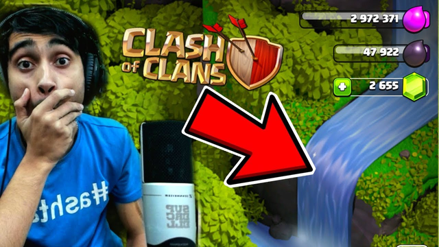 Waterfall In COC! Clash of Clans......