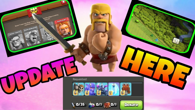 FINALLY CLASH OF CLANS UPDATE IS HERE....CLASH OF CLANS/COC