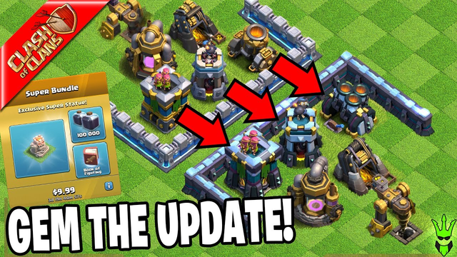 GEMMING THE SPRING UPDATE 2020! - Clash of Clans