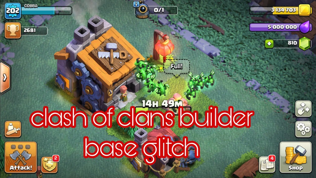 clash of clans builder base glitch