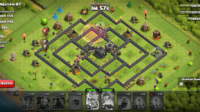 |Clash of clans| Morning Loot with Lavaloonion strategy!