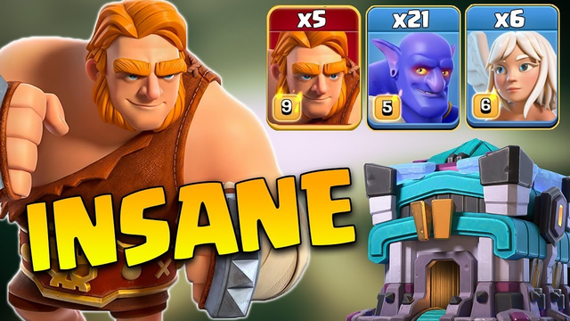 How to Use Super Giant at Town Hall 13 (TH13) Attack Strategy | New Super Troop | Clash of Clans