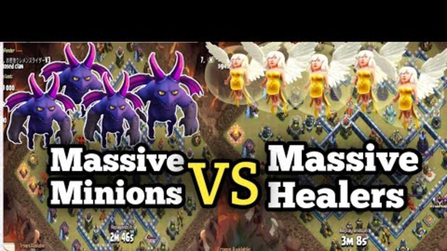 Crazy Strong TH13 War Attacks | 70 Minions vs Massive Healers Attack | Clash Of Clans