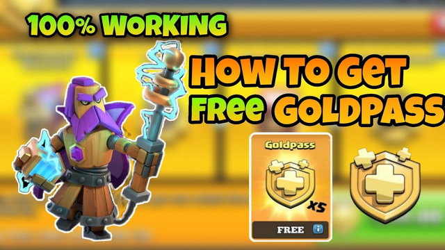 How To Get Free Goldpass In coc| #freegoldpass