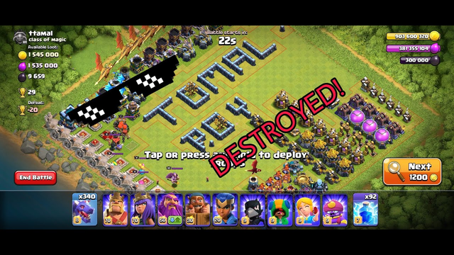 DESTROYED CLASH OF CLANS PRIVATE SERVERS #CLASHOFCLANS #PRIVATESERVERS