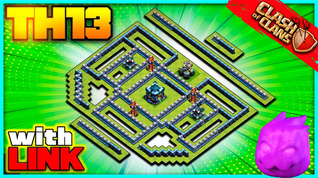 *The CUBE* NEW BEST TH13 War Base - CoC TH13 Base - Town Hall 13 Clash of Clans