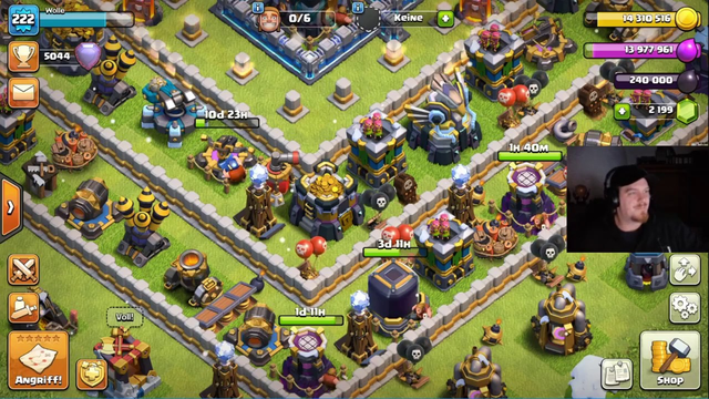 Clash of Clans Streaminghighlights mit Wolle