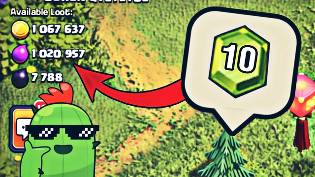 IN 10 GEMS 1 MILLION LOOT CONCEPT | TH13 FARMING STRATEGY AND IDEA CLASH OF CLANS