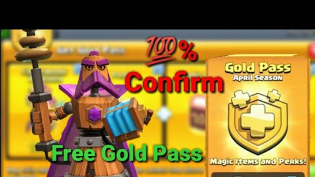 How to get free Goldpass In Coc | How to Get Free ClockWarden Skin In Coc