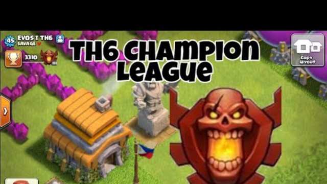 || Th6 Champion League | Attacks Reply | Clash Of Clans ||