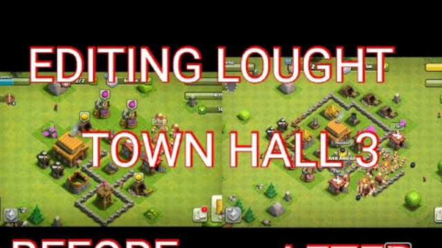 Editing base town hall 3 #3 coc (clash of clans