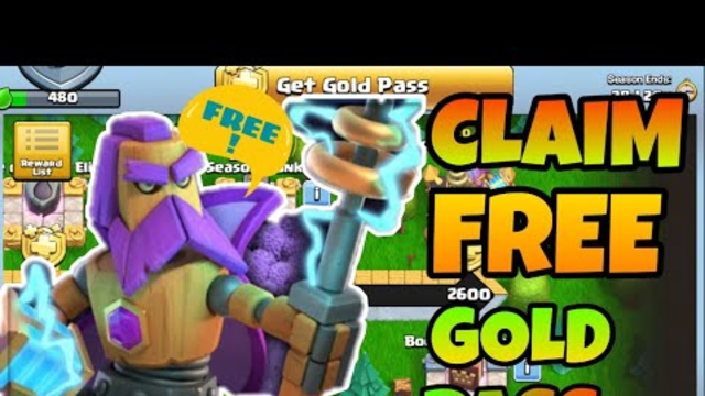 FREE GOLD PASS..FREE FREE FREE..CLASH OF CLANS/COC