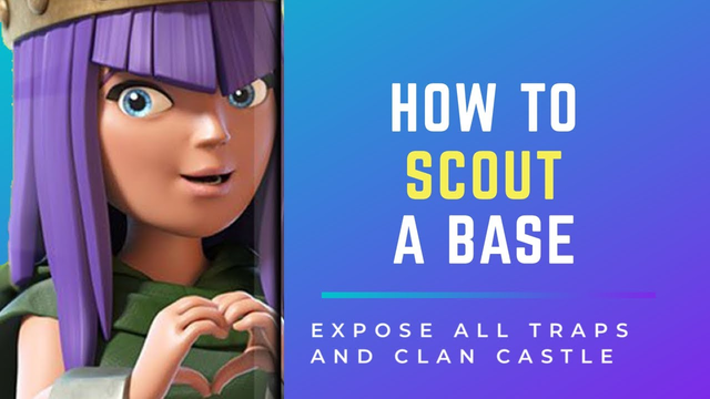 How to SCOUT a base in Clash of Clans | REVEAL ALL TRAPS LIKE THIS