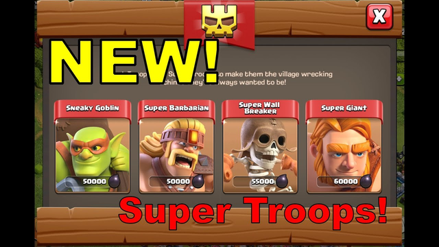 Super Troops are here! Clash of Clans Spring Update part 2!