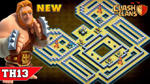 TH13 CWL BASE 2020 with COPY LINK | CoC Town Hall 13 War Base Design/Layout/Defense | Clash of Clans