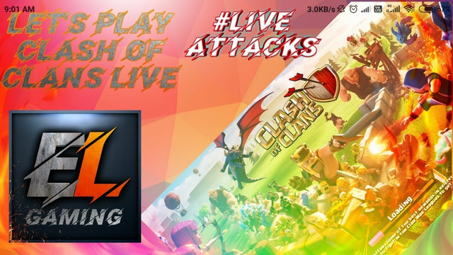 Let's play clash of clans live II ft. Eclipse litt gaming II#chill stream
