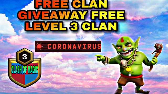 CLASH OF CLANS CLAN GIVAWAY