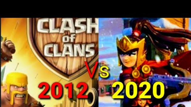 Clash Of Clans 2012 vs 2020 Evolution | Clash of Clans History