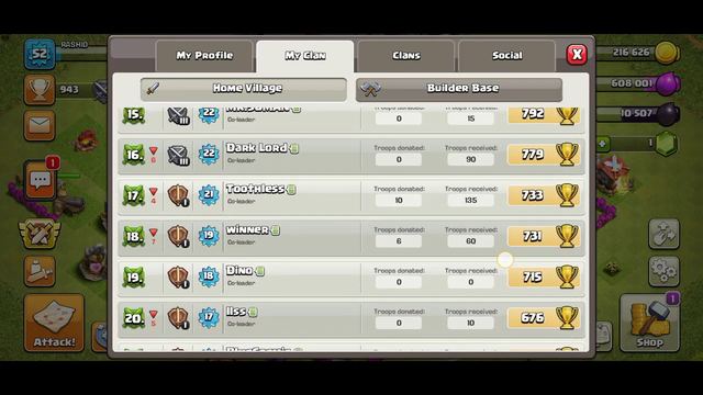 Join my clan in clash of clans now (for war )