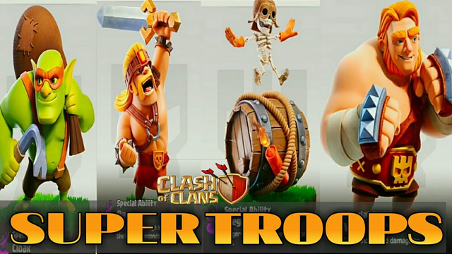 The New All 4 Super Troops Clash of clans Update 2020