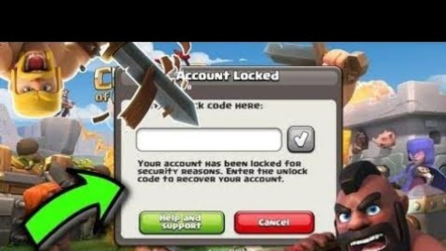 How i unlocked my locked account!!!new trick clash of clans