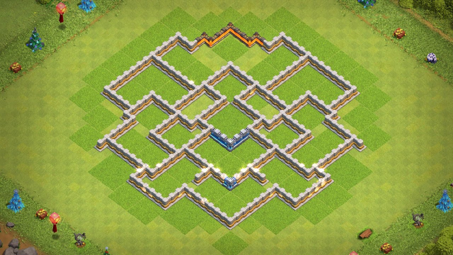 BEST Town Hall 8 (TH8) TROPHY Base 2020!! TH8 Trophy Base Design/Layout/Defense - Clash of Clans