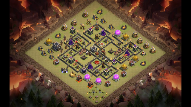 New Best Th9 War Base Layout 2020.Tested in CWL & War.Defense against Th10 Attack (Clash of Clans:)