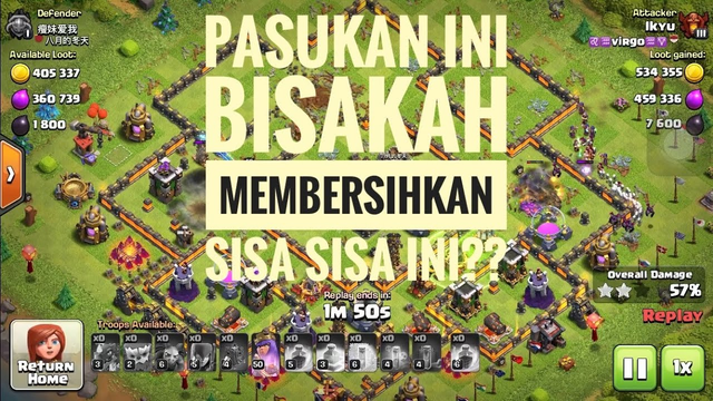 latihan pake yeti lagiii - clash of clans indonesia