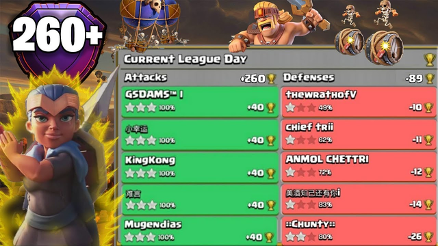 Ground Best Legend Leauge Attack - Hit To Top 3s Attack - Legend 3star TH13 - Clash Of Clans