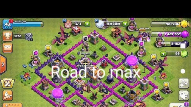 Th 7 road to max|| clash of clans