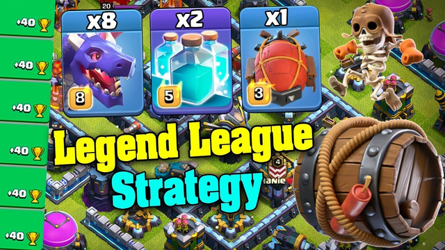 Dragon Clone are INSANE at TH13 | The Best Legend League Strategy | Legend League 3star TH13 | COC