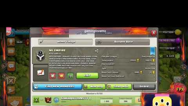 VISIT YOUR VILLAGE - CLASH OF CLANS LIVE GAMINGLOVER NS