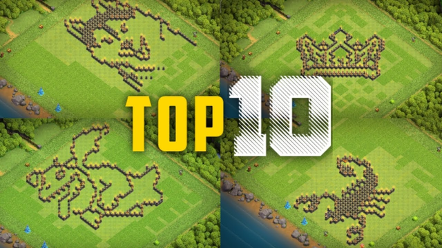 [NEW]Clash Of Clans - TOP 10 Funny/Meme/Troll COC Base Design Compilation 2020 With COPY LINK!