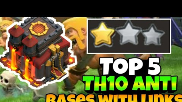 Top 5 th10 anti 2 star bases | Clash of Clans | SIBERIUM GAMING