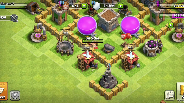 Playing some Clash Of Clans and Attacking people's bases