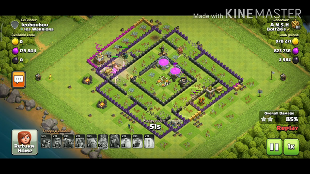 My bestest attack ever || Clash of clans