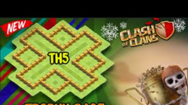 Town Hall 5 Hybrid Base Design - Clash of Clans