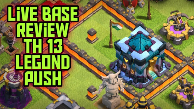 TH 13 LEGOND LEAGUE ATCKS WITH BASE REVIEW || CLASH OF CLANS ||