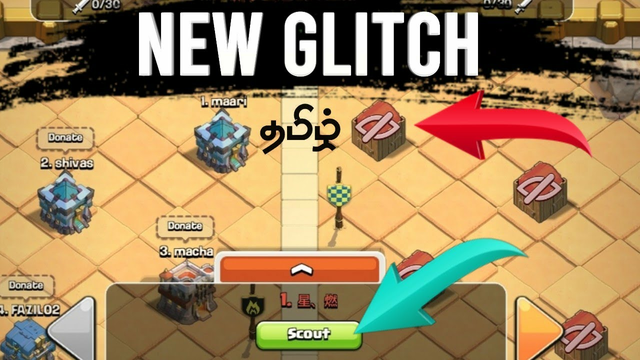 Clash of Clans New Glitch | Revealing Preparation Day Base In Battle Day | Tamil