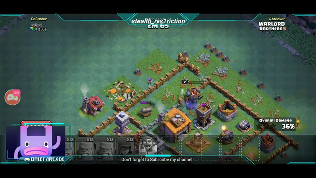 Clash of clans Builder base attacks | Stealth Restriction