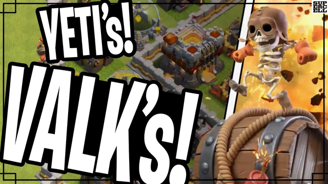 Valks! And Yetis! Used with Super Wall Breakers | Th13 | Clash of Clans