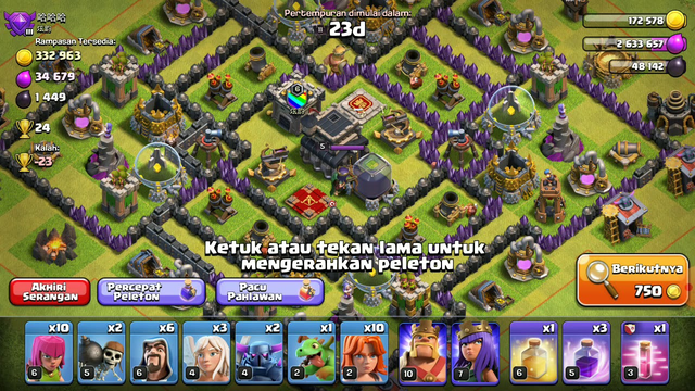 Clash of Clans Th 9 Attack!! 98% OMG!!!