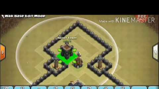 Clash of Clans (coc) base for war.